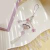 Elegant Jellyfish Wind Chime Glass Charm Pendant With Floral Designs Decoration for Personalize Styles Enhancement