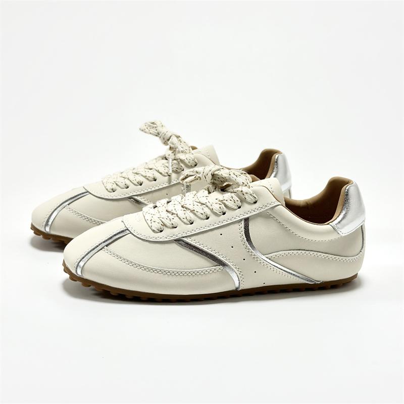 Lan Cabinet Hong Kong Style Retro Forrest Gump Shoes Women's Spring Soft Sole Lightweight Non-slip Casual Sports Running Shoes Show Feet Small Germ