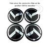 56mm 4PCS Car Wheel Center Hub Sticker Accessories for KIA K7 K9 K2 K3 K5 KX3 Rio Sportage Sorento Ceed RIO Soul Stinger