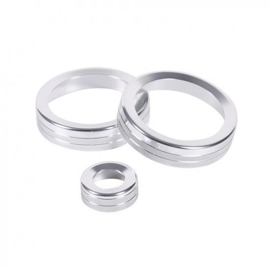 For Land Rover Range Rover Sport  Air Conditioner Knob Trim Aluminum Silver