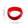 Minority Design Resin Bangle Bohemian Colorful Hand Ring Simple Irregular Wide Bracelet  Girls