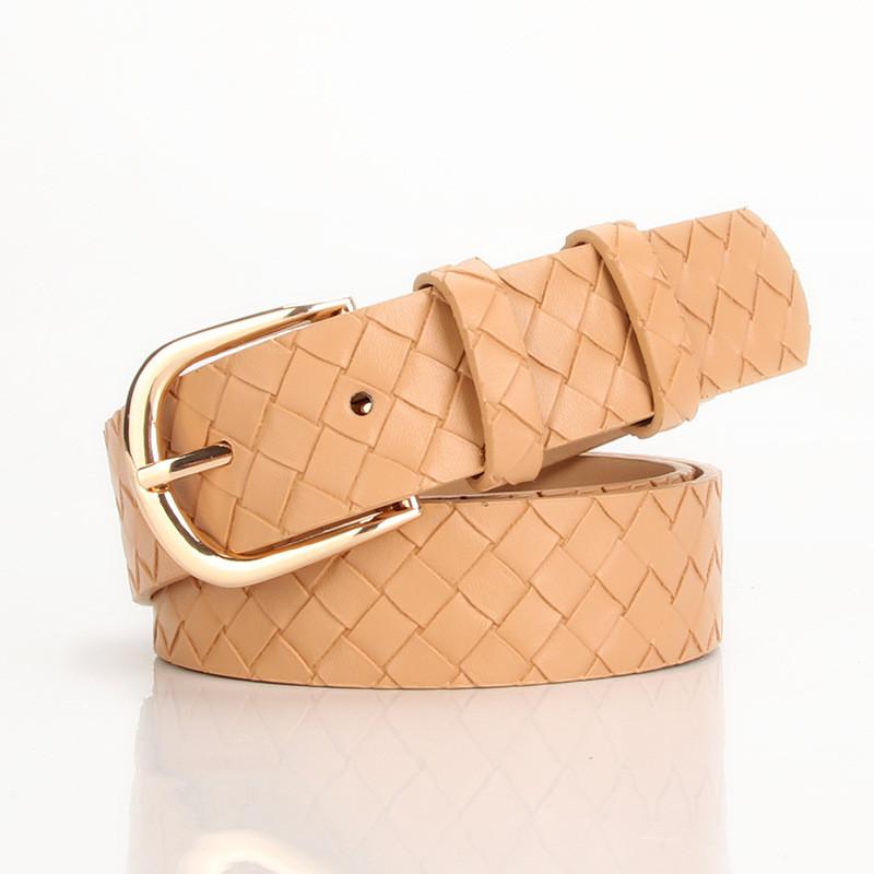 Womens Alloy Pin Buckle Belt With Faux Leather Material For Trendy Casual Wear