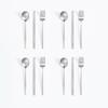 Nuvo Stainless Steel 4-Person 12-Piece Children's Spoon and Fork Set