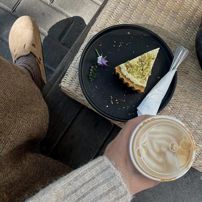 Retro Damen-Herbst-Slipper mit geschlossenem Zeh - Bequeme, weich gefütterte Sandalen für vielseitige Outdoor-Kleidung