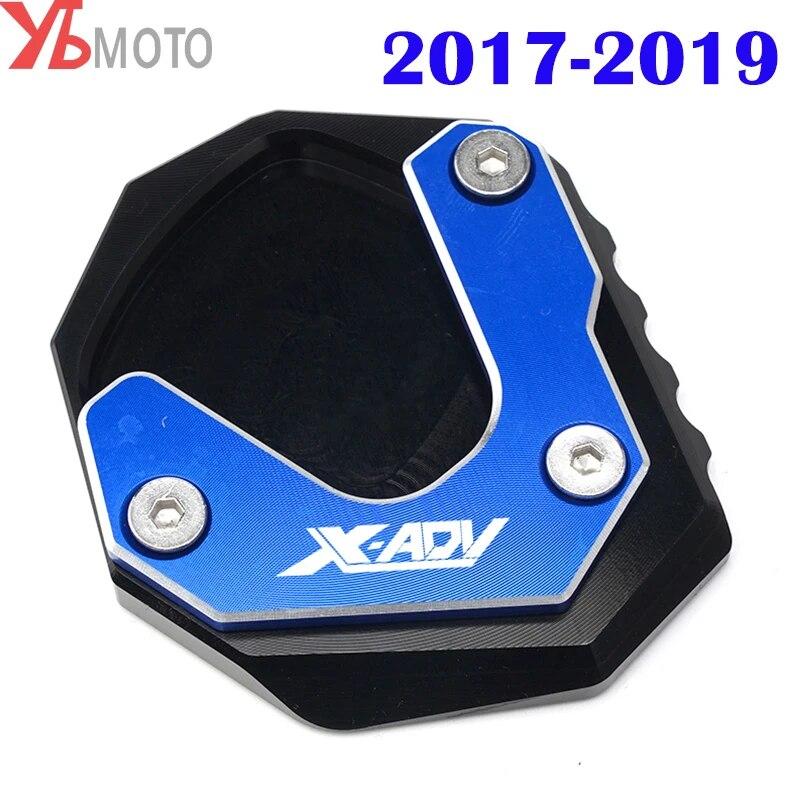 New Motorcycle CNC Foot Support Extension Plate Side Stand Enlarge Pad for HONDA X ADV XADV 750 XADV750 2017 2018-2023  2022