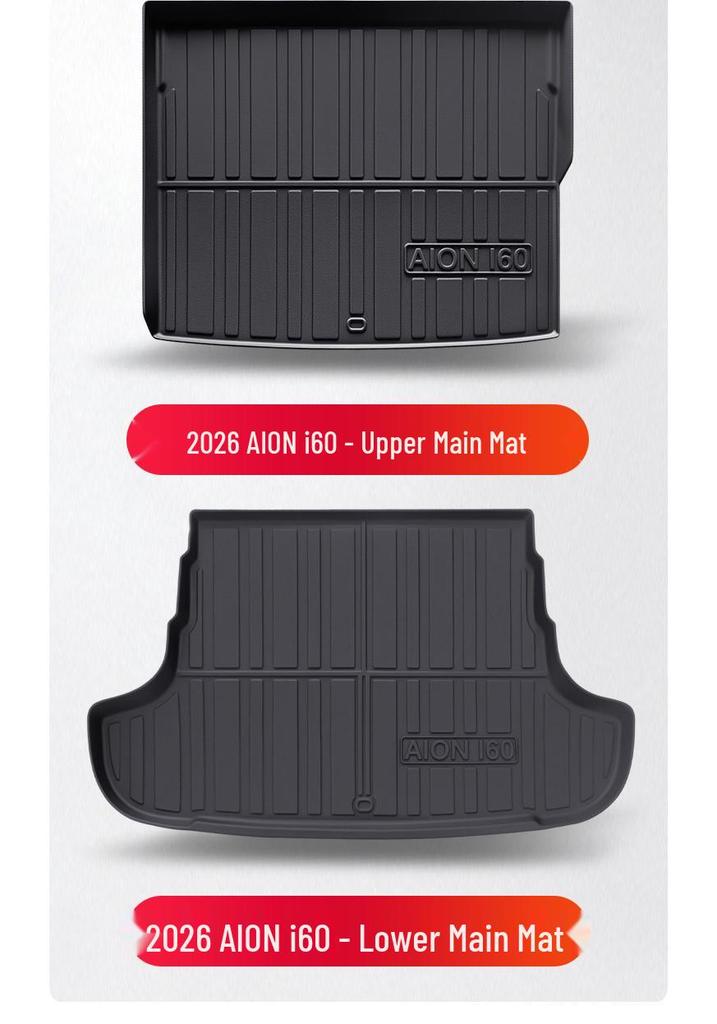 AION i60 Trunk Mat: Waterproof TPE Interior Accessory for Car Modification