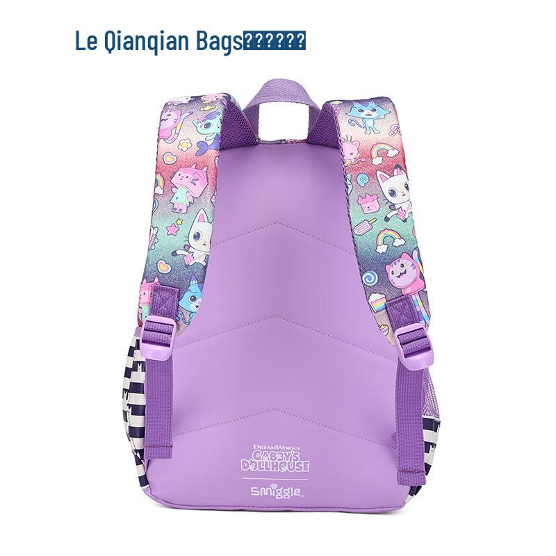 Australian Smiggle School Backpack: Large Capacity, Lightweight Casual Bag for Primary School Boys and Girls