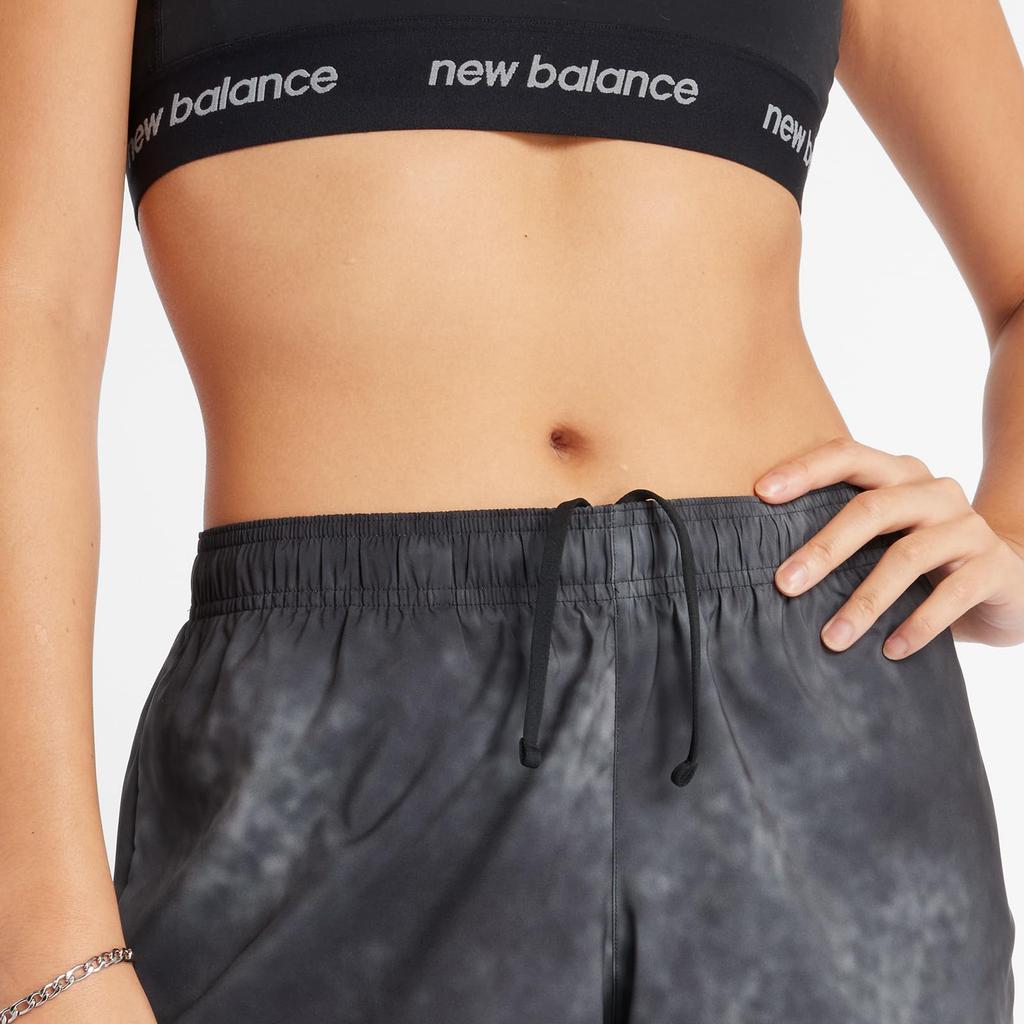 Special Edition Printed 5 Inch Shorts BK [New Balance] Women's (No Inner) (AWS5105Y) (Black)