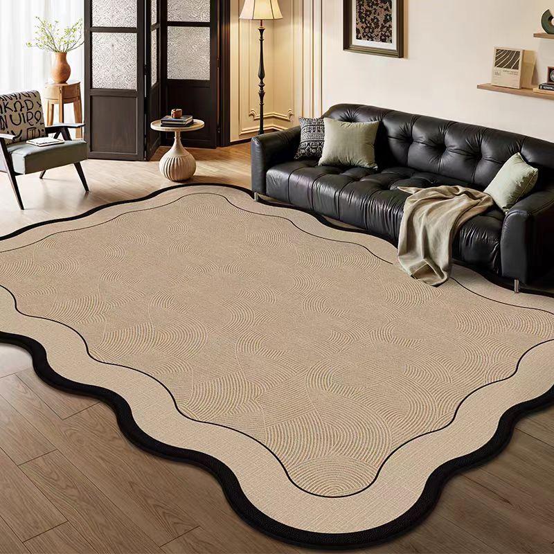 French Retro Living Room Carpet Full Of DirtResistant Coffee Table Blanket SkinFriendly Crystal Velvet Carpet Study Easy To Take Care Of NonSlip