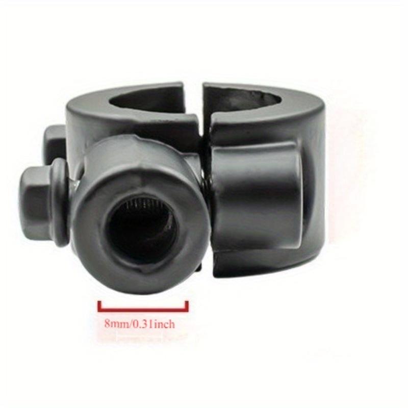 

Черный мотоциклетный руль 8 мм резьбовое крепление для зеркала держатель зажим адаптер M8