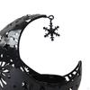 Eid Mubarak Candle Holder Half Moon Shaped Stand Iron Muslim Party Supplies Ramadan
