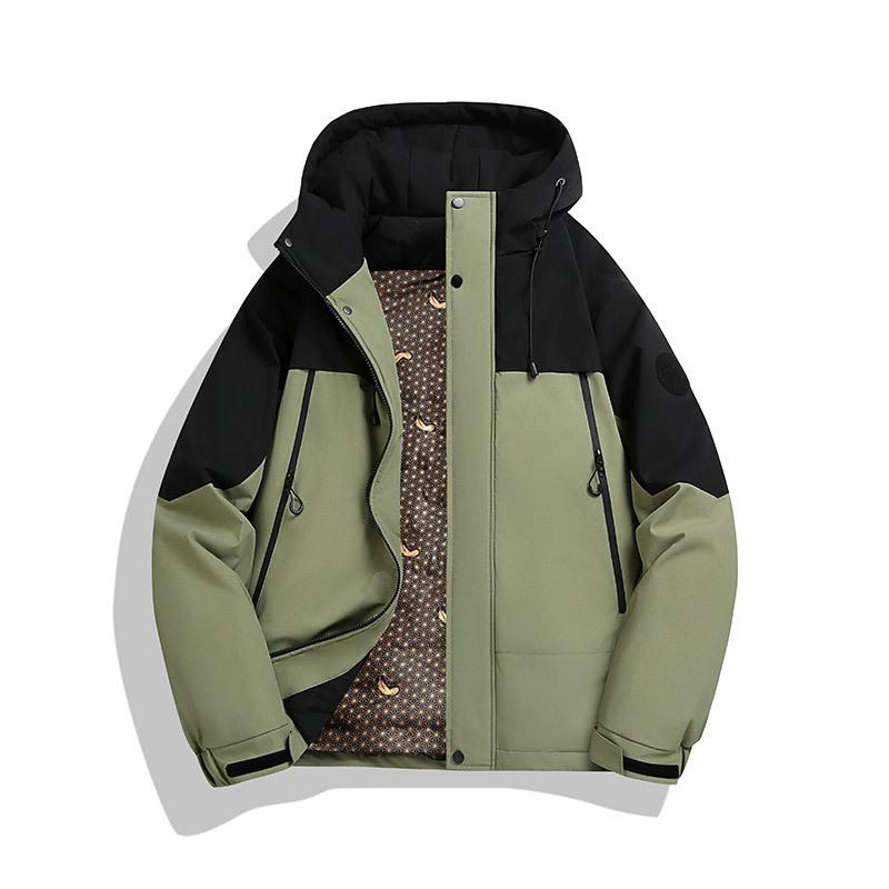 White Duck Down Hooded Large Size Men Women Thickened Warm Winter Jacket - Lightweight Comfortable Long Sleeve Cotton Coat Coat
