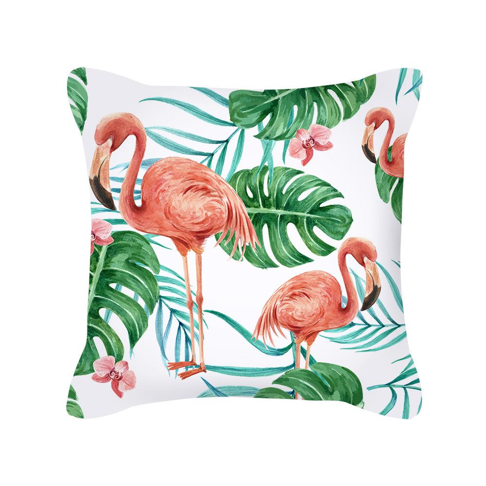 New Home Green Plant Tropical Pillow Cover Without Core Cushion Cover Waist Pillow Cover Cushion Cover Furniture Supplies