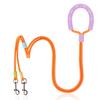 1/2 ks Lehké vodítko pro psa s dvojitou rukojetí Vodítko proti ztrátě psa Potřeby pro domácí mazlíčky Dvojité trakční lano pro domácí mazlíčky