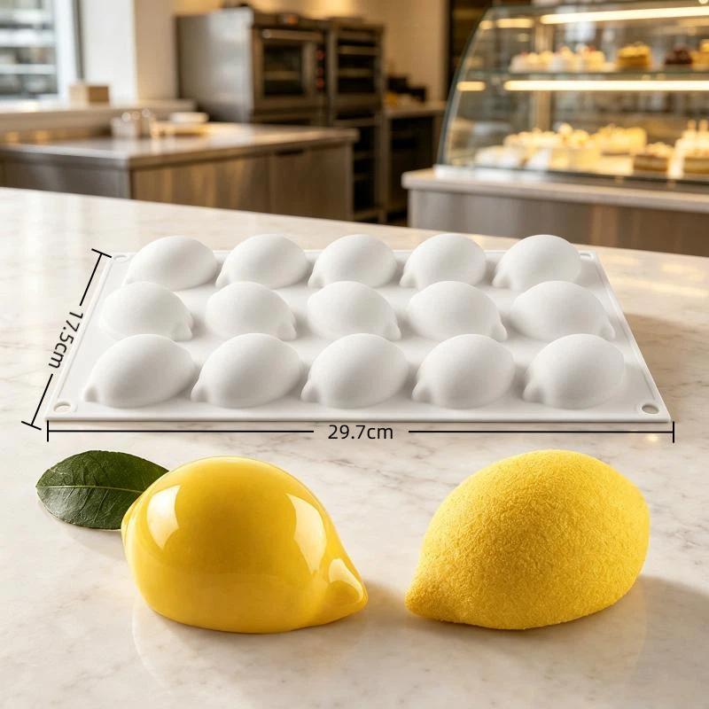 Fruit Shaped Silicone Mold For Mousse Cake Peach Grape Apricot Chocolate Pudding Candy Making Mold Kitchen Baking Tool