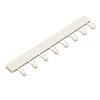 Space Aluminum Wall Hook Set With Strong Adhesive No Drilling Suitable For Bathroom And Closet Storage