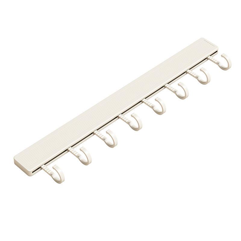 Space Aluminum Wall Hook Set With Strong Adhesive No Drilling Suitable For Bathroom And Closet Storage