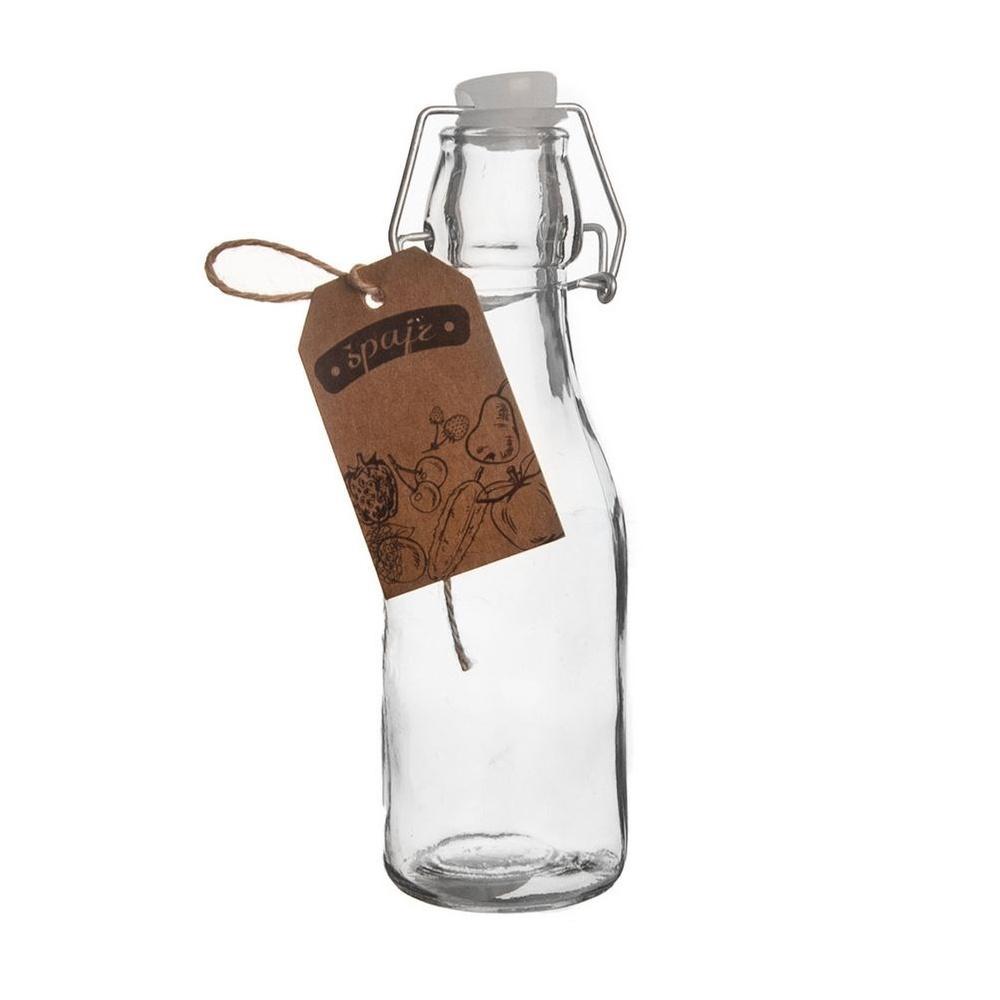 Glass Bottle with Clip 290 Ml