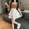 2-10 Years Kids Girls Pleated Skirt Cake Skirt