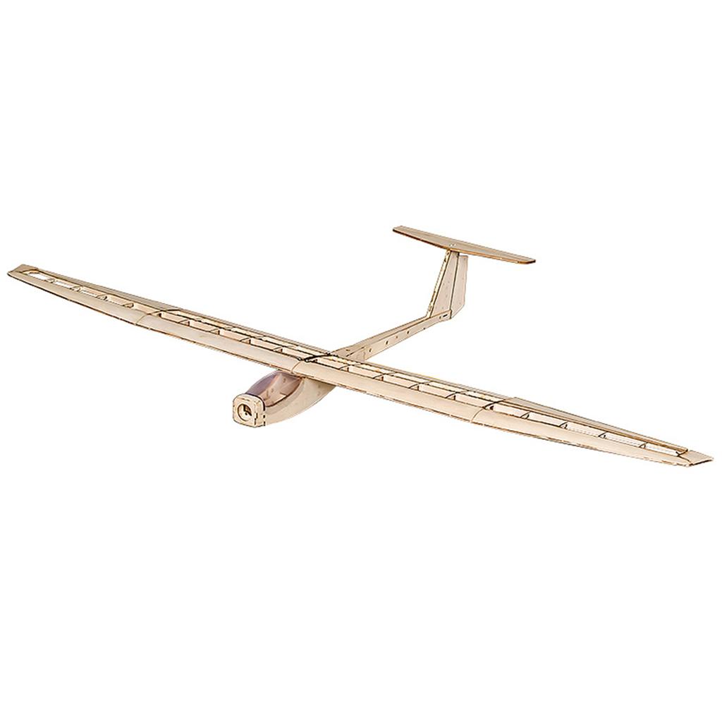 Fixed Wing Balsa Wood Airplane Kit, 1550mm  pan for Stability, Assembly, Wooden Structure for Beginners