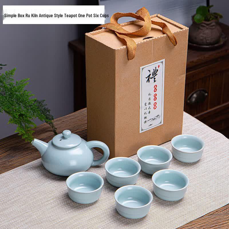 Chang Baosen Ceramic Tea Set Gift Box