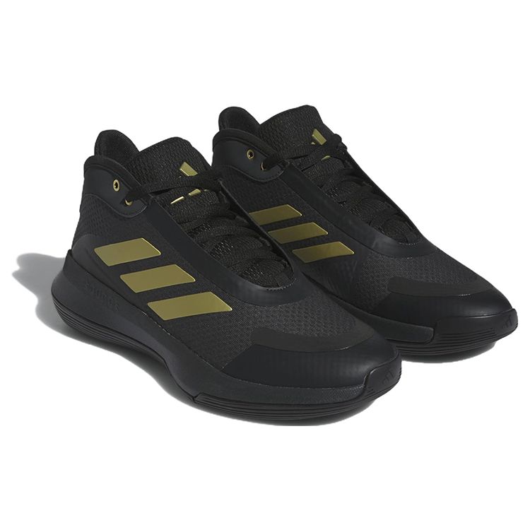 Adidas Bounce Legends Carbon Gold Metallic Unisex Sneaker Schwarz Core-Black IE9278