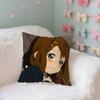 Cute Yyui Hirasawa Kawaii Case Plush Fabric Soft Pillowcase Double Sided Print Cushion Cover Household Gifts