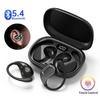 Bluetooth 5.4 Ear Hook Headphones Wireless Earphones HiFi Stereo Waterproof Headsets LED Display Long Standby Touch Earbuds