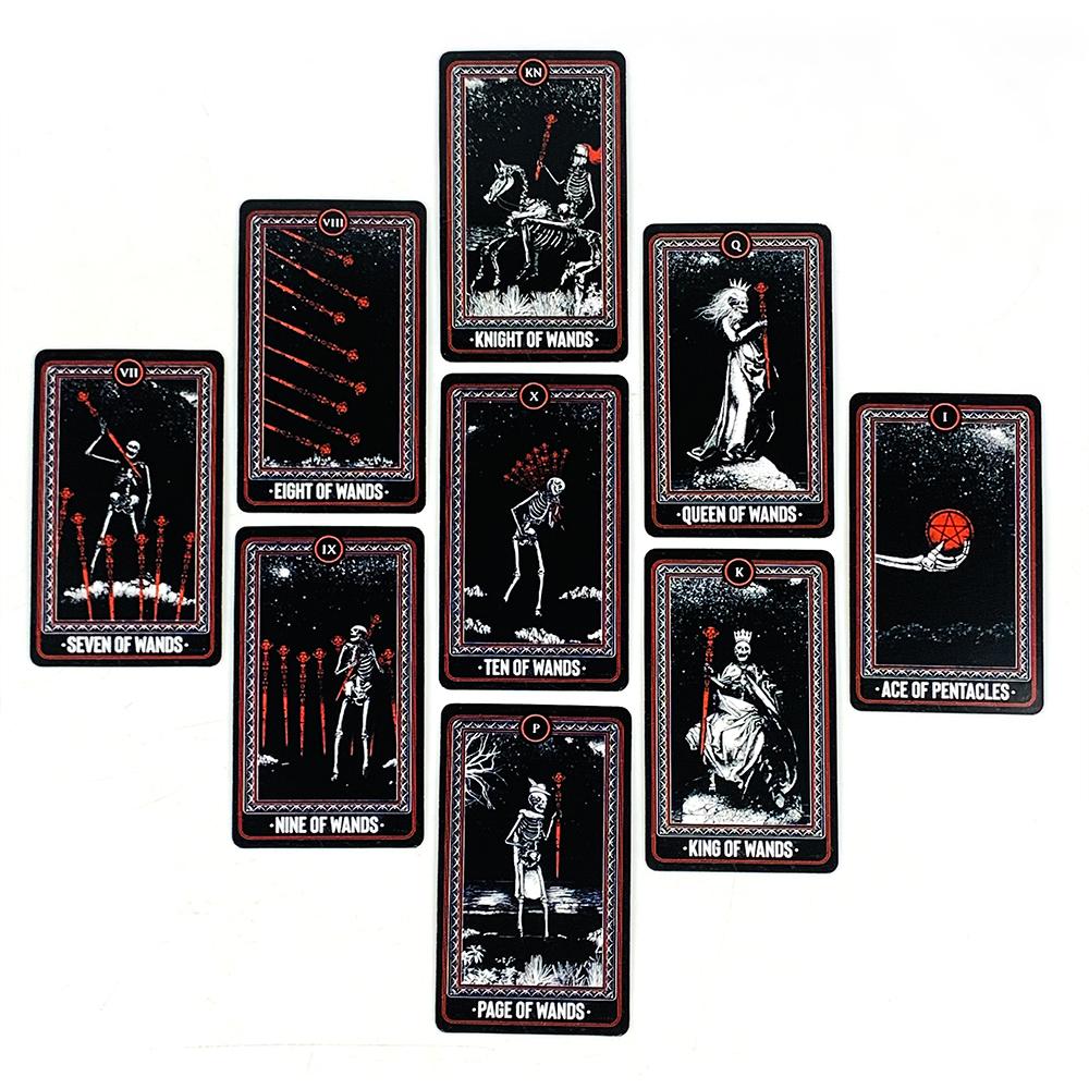 Heiß verkaufte Tarotkarten Familienzusammenkunft Freizeitunterhaltungskarten Vorhersage Wahrsage-Deck Tarot-Brett Spielkarten-Spiel