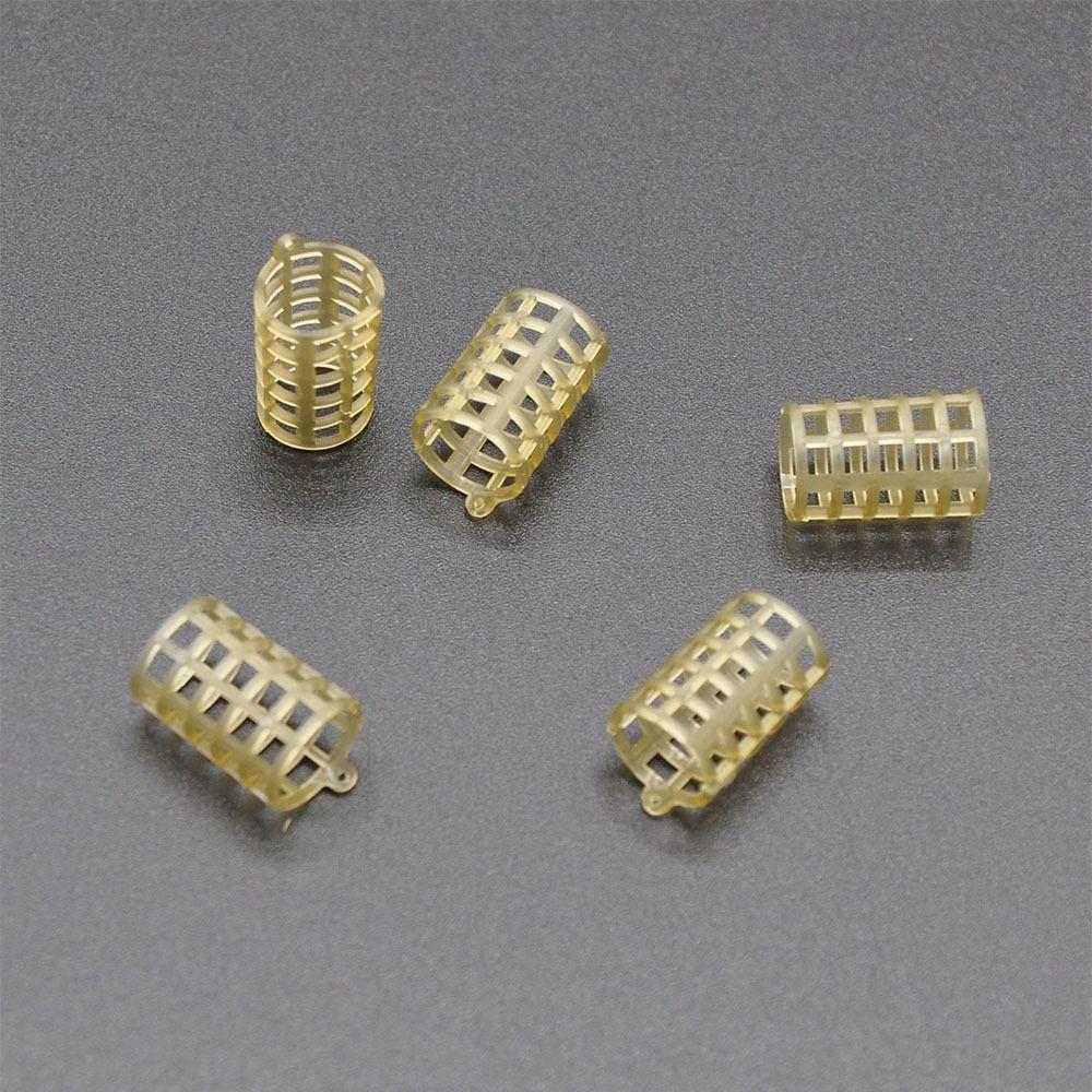 20pcs Hair Rig Bait Cage Paste Bait Cage Carp Fishing Bait Durable Groundbait Feeder  Coarse Fishing