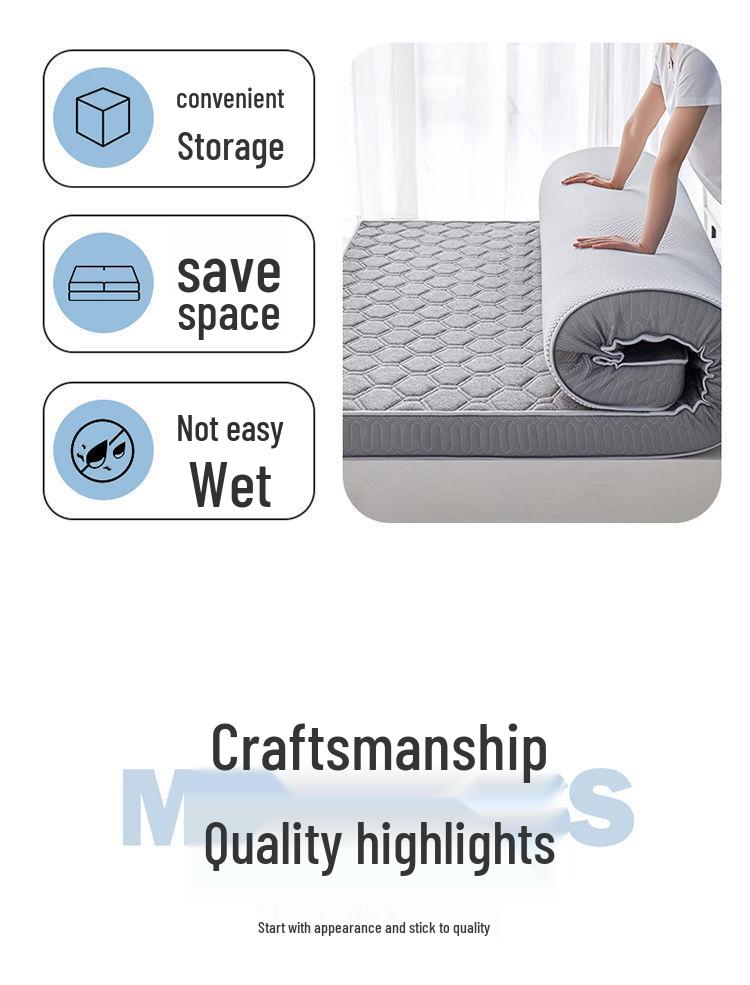 Thickened Antibacterial Soft Tatami Mattress Topper with Memory Latex