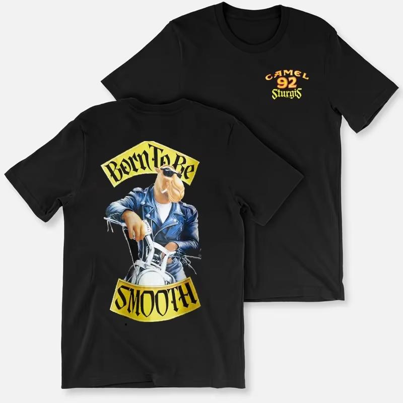 2026 Retro Car Camel Cigarettes TShirt Vintage Cotton Tops Tee Short Sleeve Casual Streetwear Women Unisex Clothing Motosport Ins
