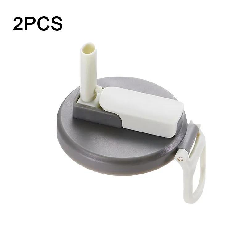 1/2pcs Portable Soda Can Lid Silicone Straw Soda Can Lid Reusable Suitable For Canned Beverages Beer Juice Drinking Utensils