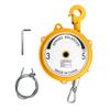 Équilibrage à ressort, 7-11 lb (3-5 kg) Balancer télescopique avec câble métallique en acier de 5 pieds et crochet, dispositif de suspension et de fixation à outil à ressort télescopique.