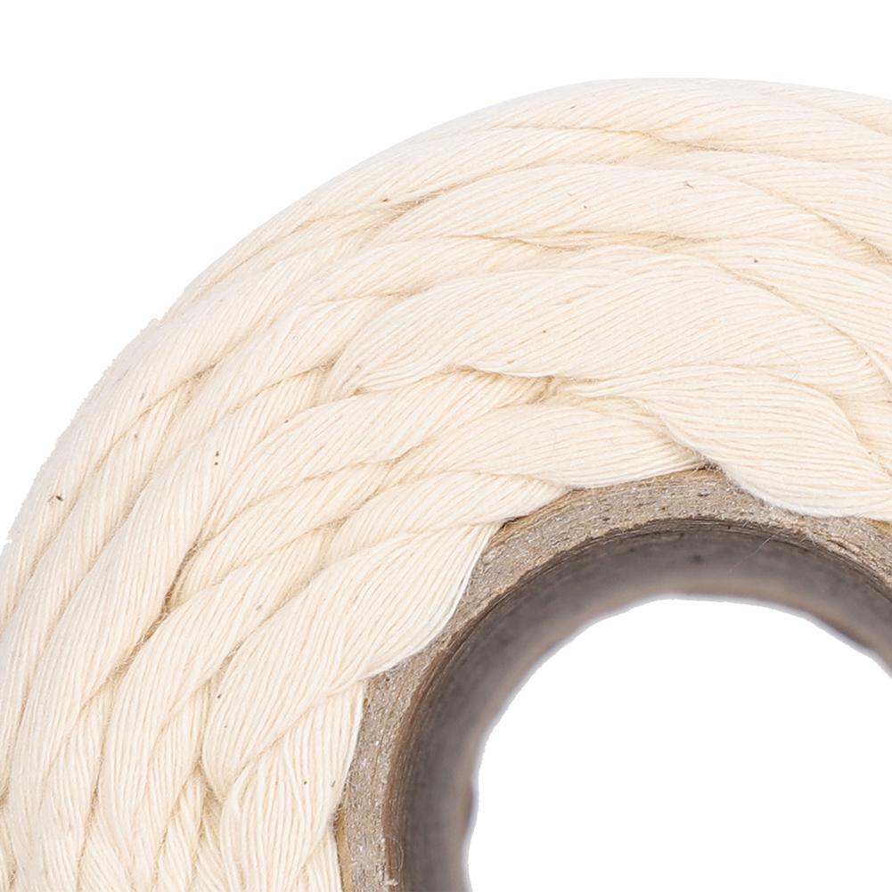 100m Cotton Rope Single Strand Cotton Macrame Yarn Cord for DIY Crafts Making