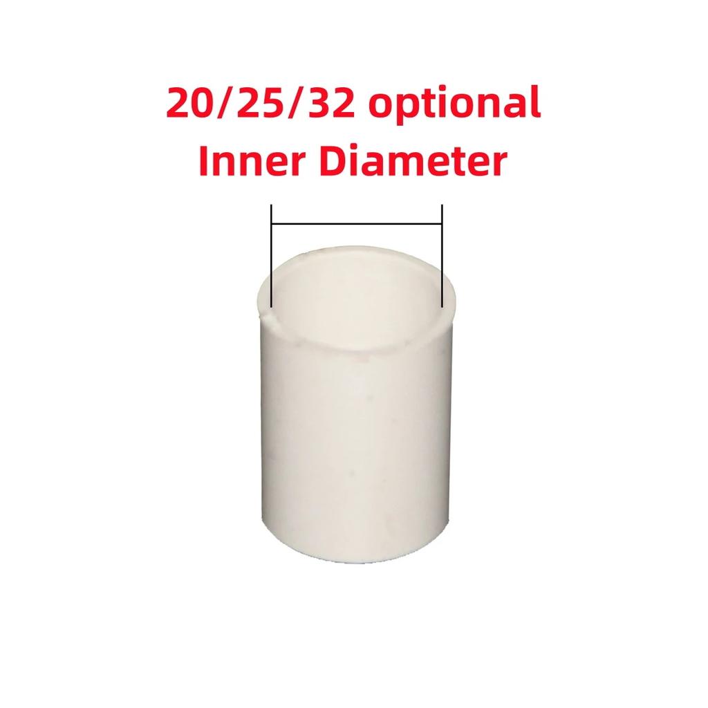 20/25/32mm PVC Gerader Verbinder 2-Wege-Verbindung Gartenbewässerung Aquarium Fischbecken Rohradapter Fittinge Weiß Grau Blau 5 Stück