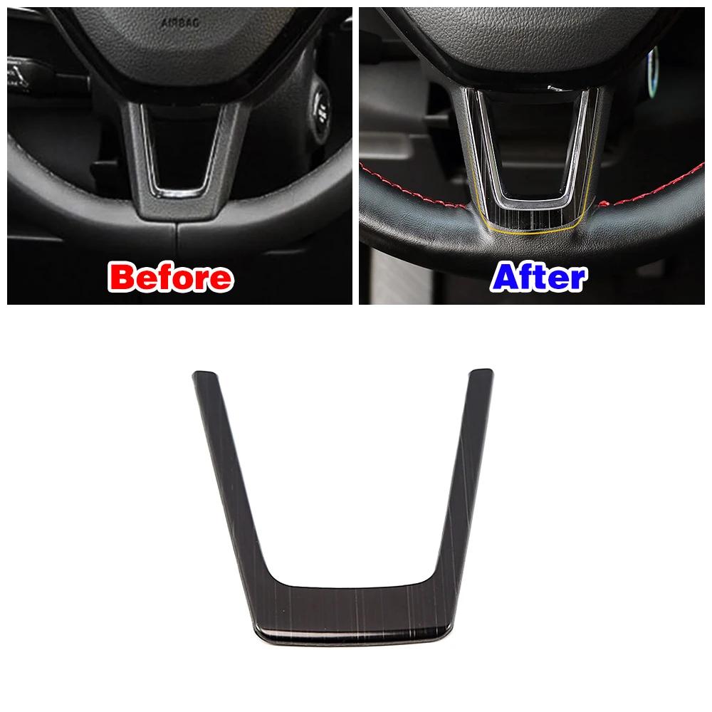 

Для Skoda Karoq 2017-2024 гг. Внутренний стиль автомобиля Модификация Ремонт Центральная консоль Часть Отделка Рамка Крышка Нержавеющая сталь Украшение Наклейка