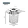304 Stainless Steel Tea Strainer & Infuser with Silicone Lid - Tea Set Accessory.