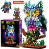 Non-Toxic Moc Mechanical Colorful Owl Model Building Block City Creative Desktop Ornaments Animal Bricks Educational Toys Kids Adults Gift