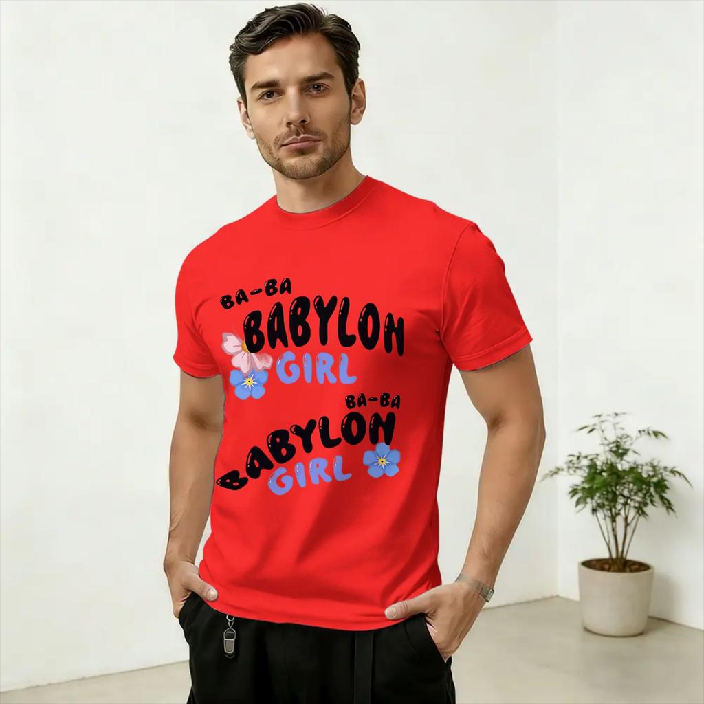 Danny Ocean Babylon Cotton TShirt For Unisex Summer Aesthetic TShirts Round Neck Fashion Tee Shirt Big Size Custom Logo Tops