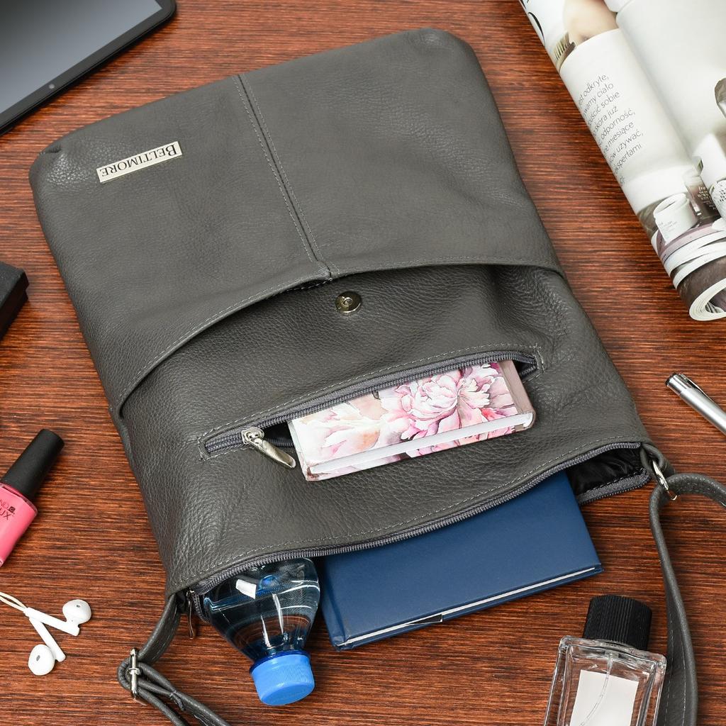 Women's Leather A4 Messenger Bag Beltimore