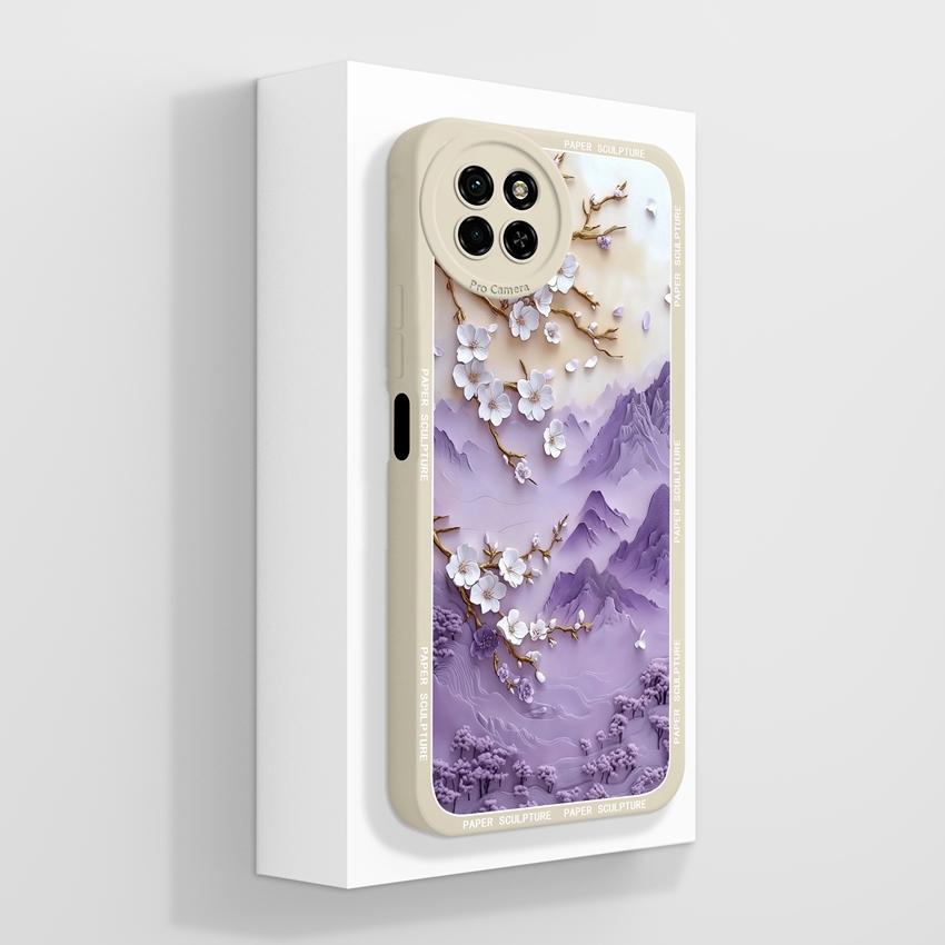 Für itel S23 S24 S25 P55 P65 A70 A80 Liebliches Katzen Handyhülle Kameraschutz Flüssigsilikon Hohe Qualität Anti-Fingerabdruck Hülle Für itel Bumper Capa