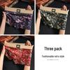 Men's Butterfly Print Modal Cotton Boxer Briefs 3-Pack