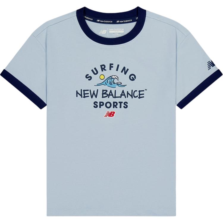 New Balance T Shirt Children Aged 3 7 Years Old 7EF22023-BL 7EF22023 120