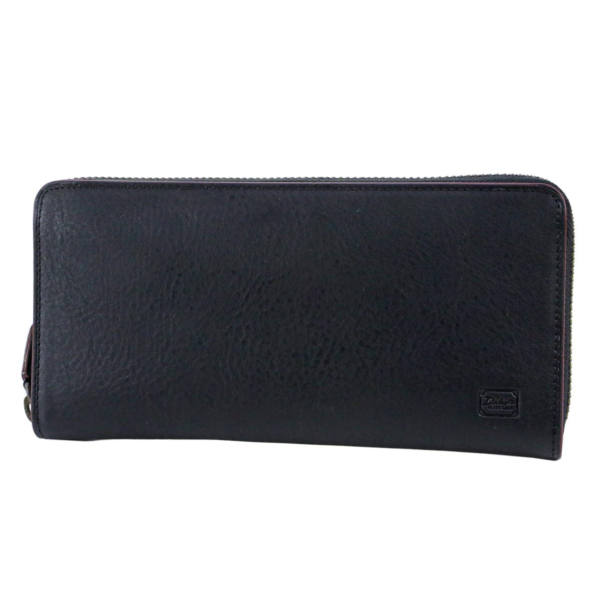 

Black Long Wallet with Coin Purse Round Zipper Type Genuine Leather Selva Black [Dakota Label] Men s BL-620214-10 чорний