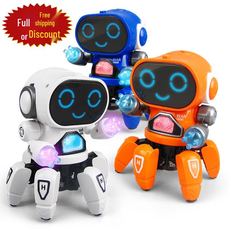 Electric Singing & Dancing Cartoon Fish Robot Toy with Lights