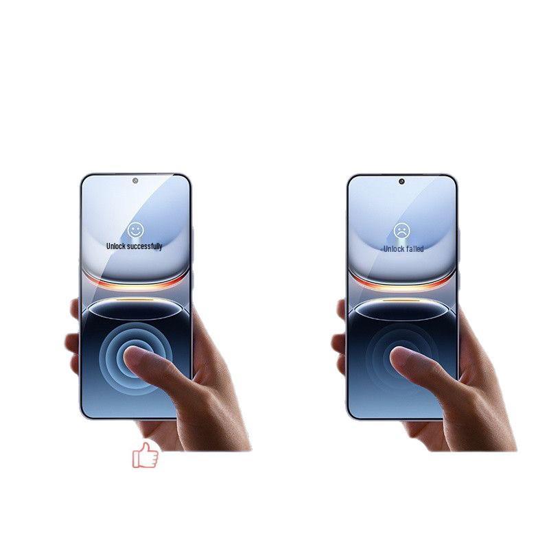 Protection d'écran anti-regard et anti-lumière bleue pour Vivo IQOO13/15 avec compatibilité de déverrouillage par empreinte digitale ultrasonique