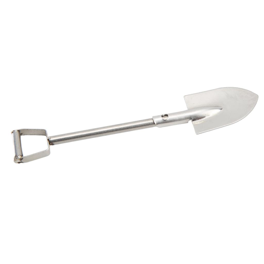 RC Car Shovel Highly Simulated Exquisite Workmanship Lightweight Portable Simulation Metal Shovel