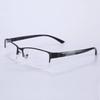 Metal Half Frame Reading Glasses TR90 Farsighted Eyeglasses Business Men Finished Presbyopic Eyewear With Diopter +1 To +4.0