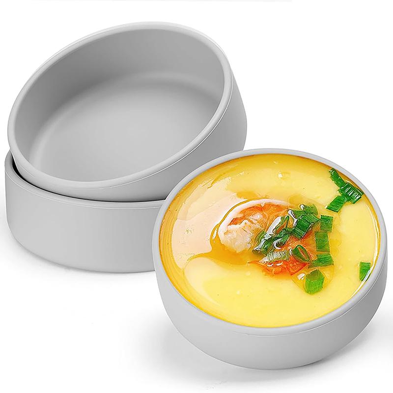 Steame Egg Bowl Air Fryer Egg Poacher Cup Mini Cake Bake Tray For Home Oven Microwave Liquidfood Cooking Silicone Container